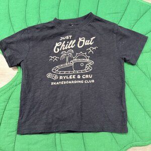 Rylee & Cru Toddler 18-24M Just Chill Out Short Sleeve Graphic Tee